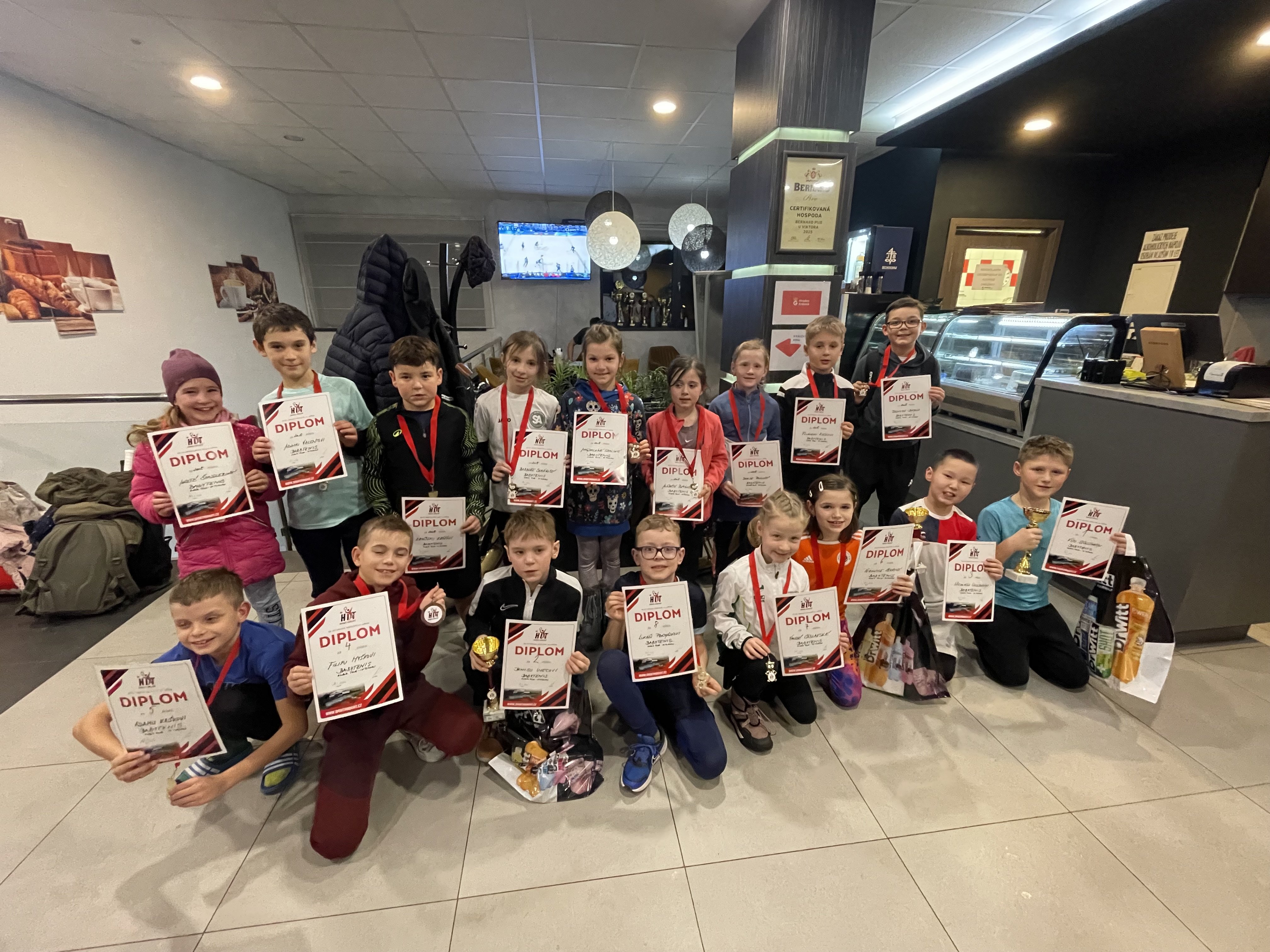 Darja Pavlová vybojovala na turnaji babytenistů v Hradci Králové deváté místo