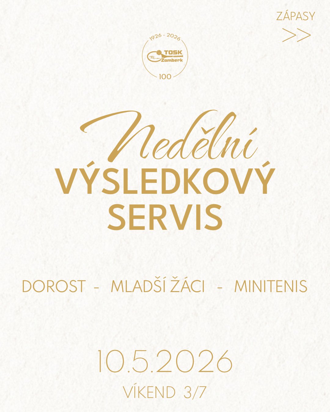 Nedělní výsledkový servis: dorost slaví posun do čela, minitenisté míří do nadstavby