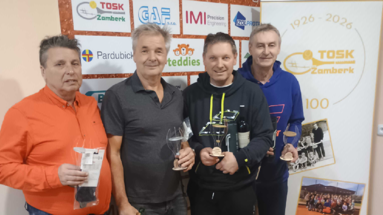 TOSK Žamberk hostil turnaj seniorů ve čtyřhře 