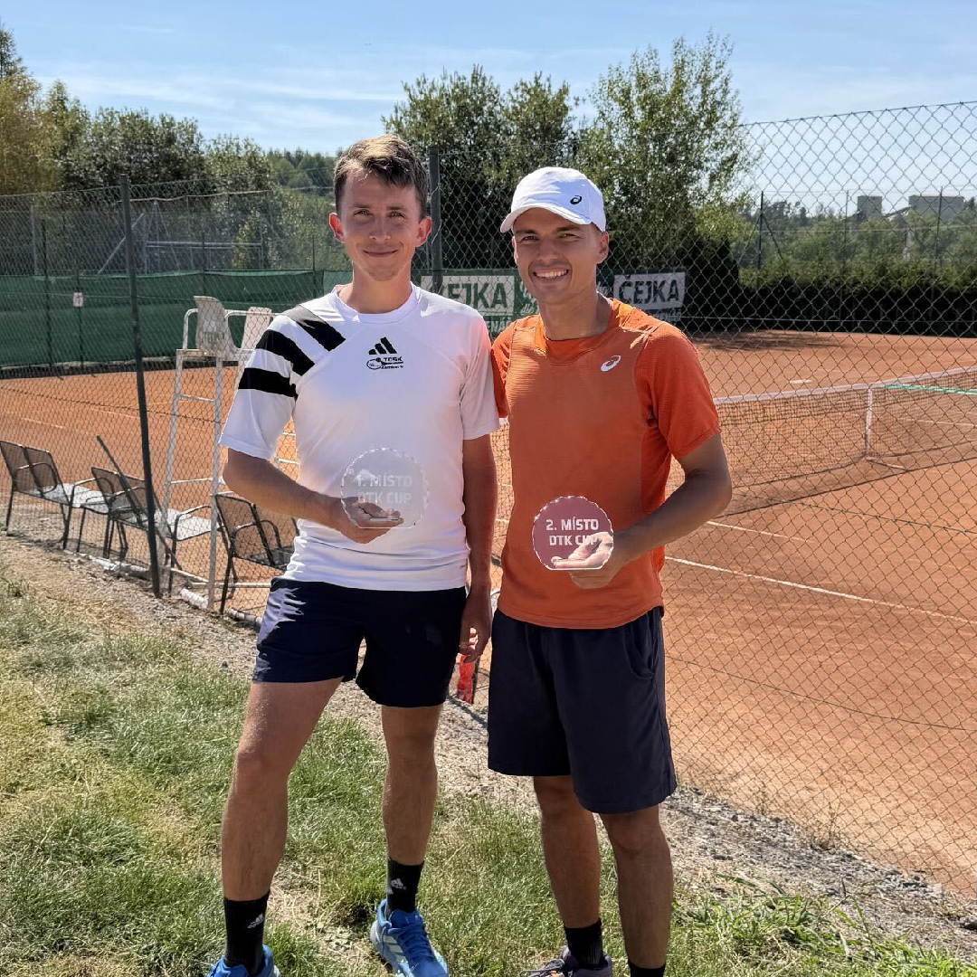 Finalisté dvouhry Dominik Jedlička a Dmytro Solyayev